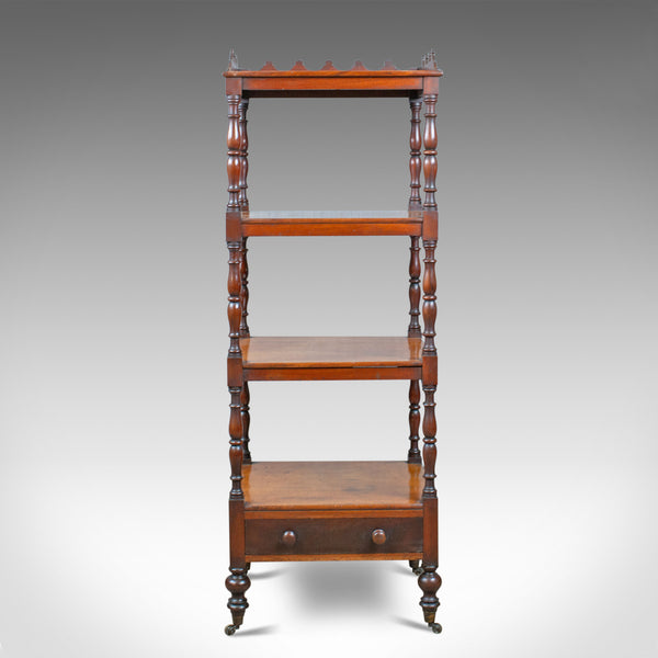 Antique Whatnot, English, Mahogany, Four Tier, Regency, Display Stand, c.1820 - London Fine Antiques