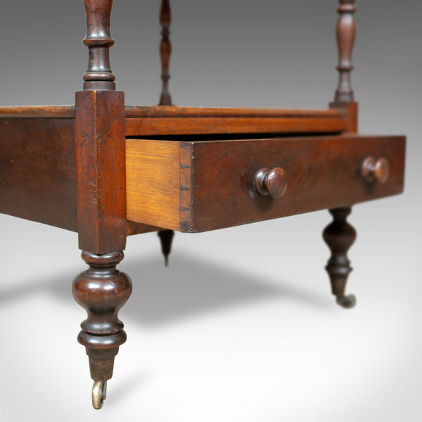 Antique Whatnot, English, Mahogany, Four Tier, Regency, Display Stand, c.1820 - London Fine Antiques