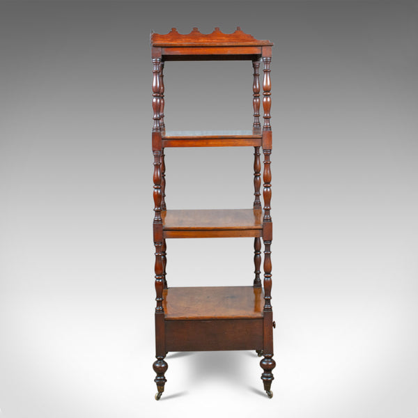 Antique Whatnot, English, Mahogany, Four Tier, Regency, Display Stand, c.1820 - London Fine Antiques