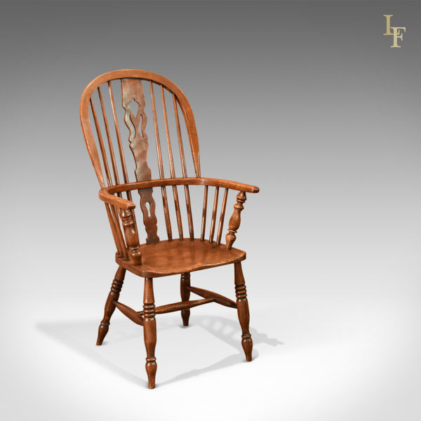 Antique Windsor Stick Back Chair, Victorian c.1870 - London Fine Antiques