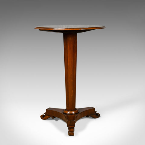 Antique Wine Table, English, Regency, Mahogany, Tripod, Side, Circa 1830 - London Fine Antiques
