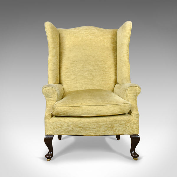Antique Wing Back Armchair, Victorian Easy Chair, Late 19th Century, Circa 1900 - London Fine Antiques