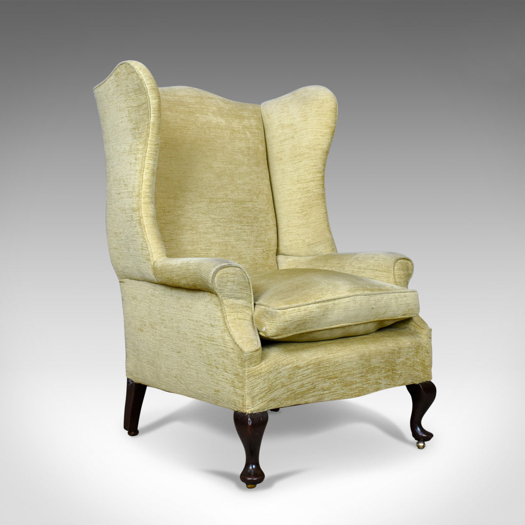 Antique Wing Back Armchair, Victorian Easy Chair, Late 19th Century, Circa 1900 - London Fine Antiques