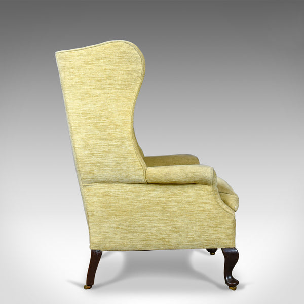 Antique Wing Back Armchair, Victorian Easy Chair, Late 19th Century, Circa 1900 - London Fine Antiques
