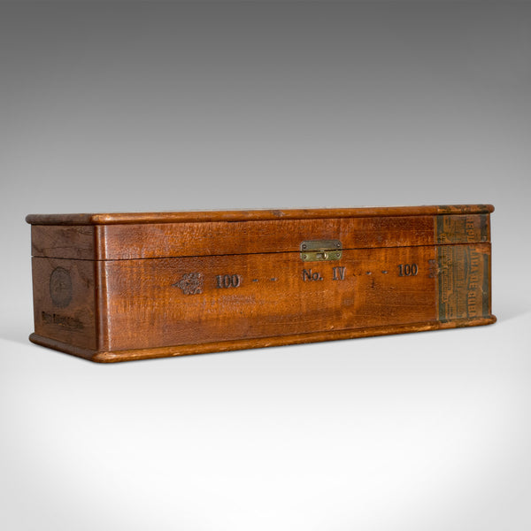 Antique Wooden Cigar Box, Hoyo de Monterrey, Havana, Habana, Humidor, c.1920 - London Fine Antiques