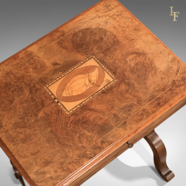Antique Work Table, Victorian Sewing Table c1860 - London Fine Antiques