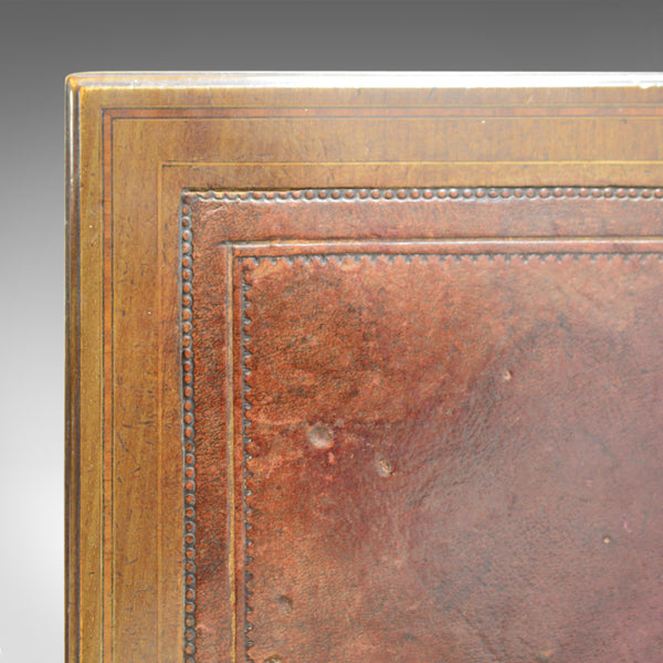 Antique Writing Desk, English, Edwardian, Mahogany, Knee-Hole, Circa 1910 - London Fine Antiques