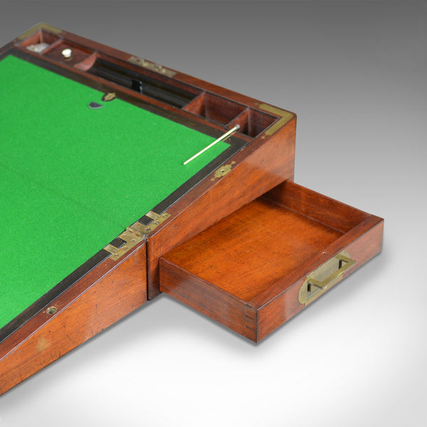 Antique Writing Slope, Bramah Lock, Victorian, Mechi London, c.1840 - London Fine Antiques