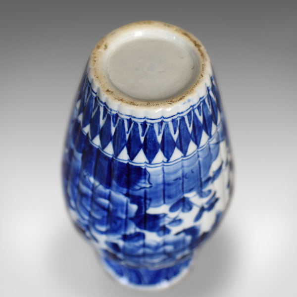 Blue And White Chinese Flower Vase, Ceramic, China Pottery Mid/Late C20th - London Fine Antiques