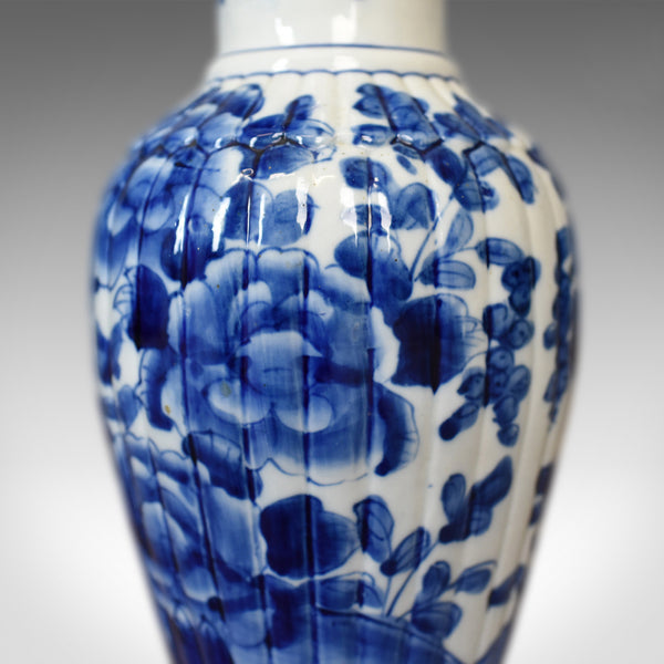 Blue And White Chinese Flower Vase, Ceramic, China Pottery Mid/Late C20th - London Fine Antiques