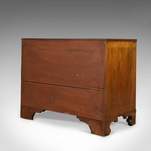 Broad Chest of Drawers, English, Georgian, Revival, Mahogany, 20th Century - London Fine Antiques