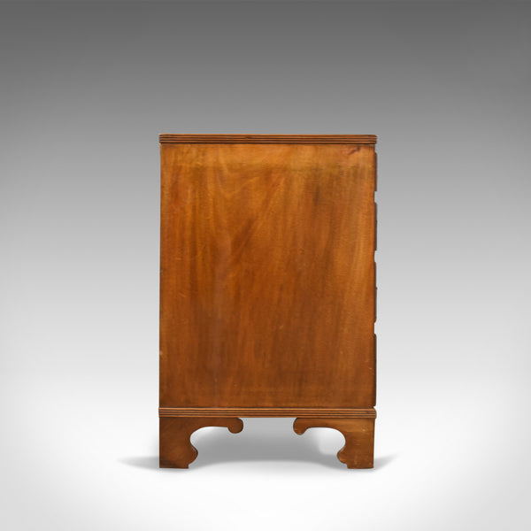 Broad Chest of Drawers, English, Georgian, Revival, Mahogany, 20th Century - London Fine Antiques