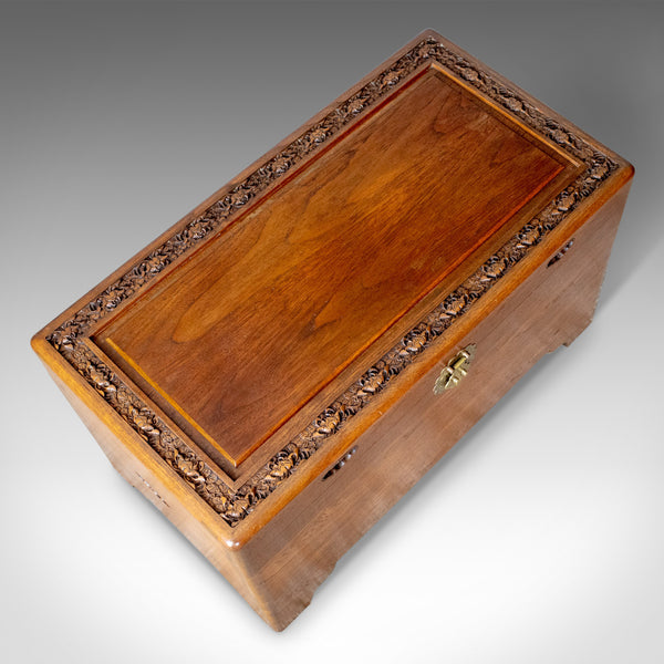 Camphor Wood Chest, Oriental Trunk, Art Deco Period, Circa 1940 - London Fine Antiques