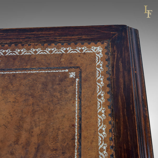 Antique Desk, Late Victorian Writing Table c.1880 - London Fine Antiques