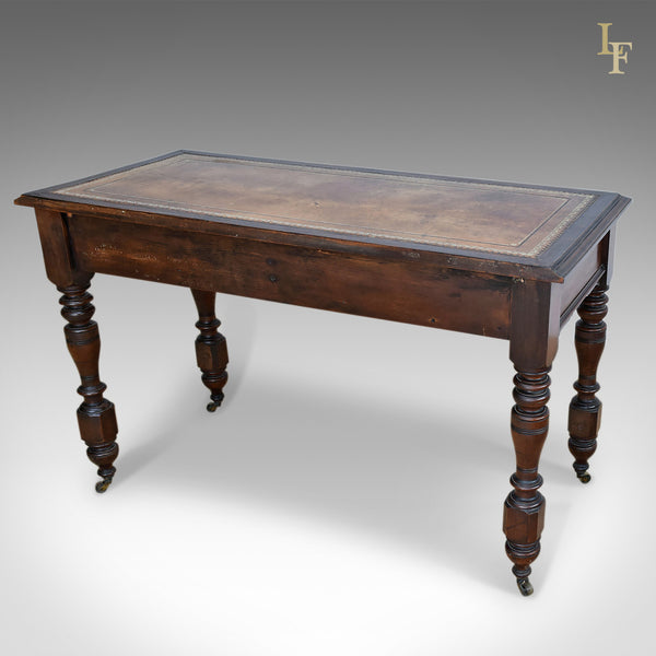 Antique Desk, Late Victorian Writing Table c.1880 - London Fine Antiques