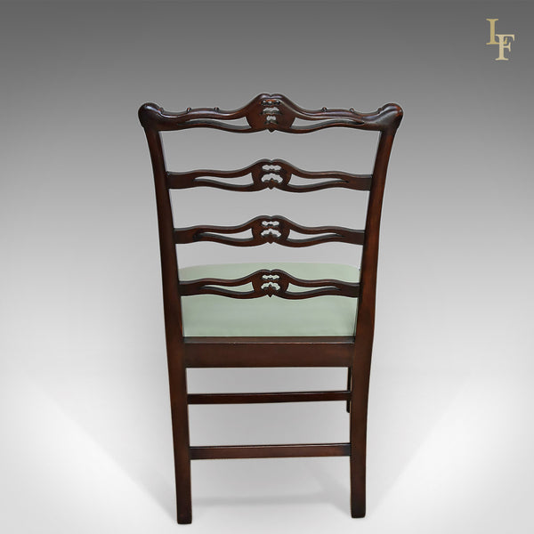Antique Dining Chairs, Set Of Six, Victorian Chippendale Revival - London Fine Antiques