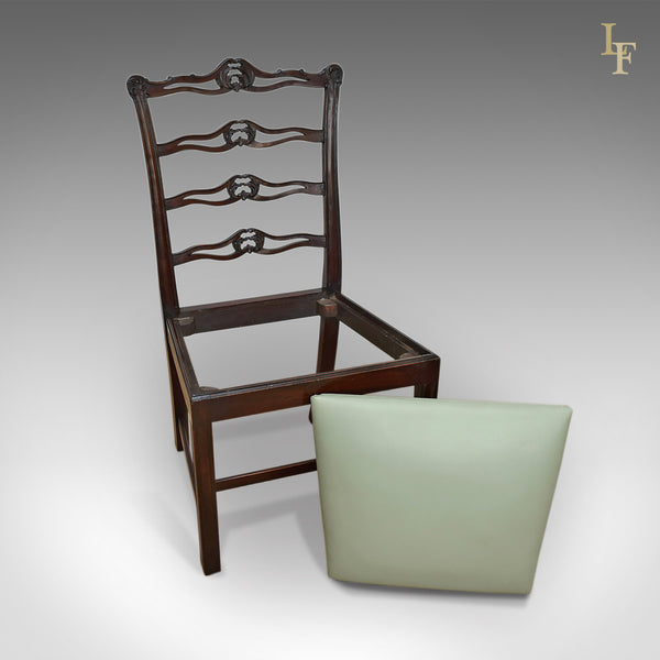 Antique Dining Chairs, Set Of Six, Victorian Chippendale Revival - London Fine Antiques