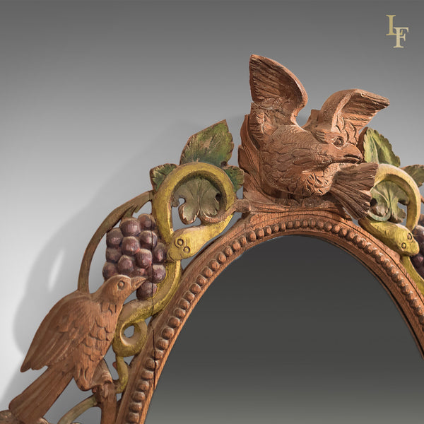 Early to mid 20th Century Carved Wall Mirror, Anglo Indian - London Fine Antiques