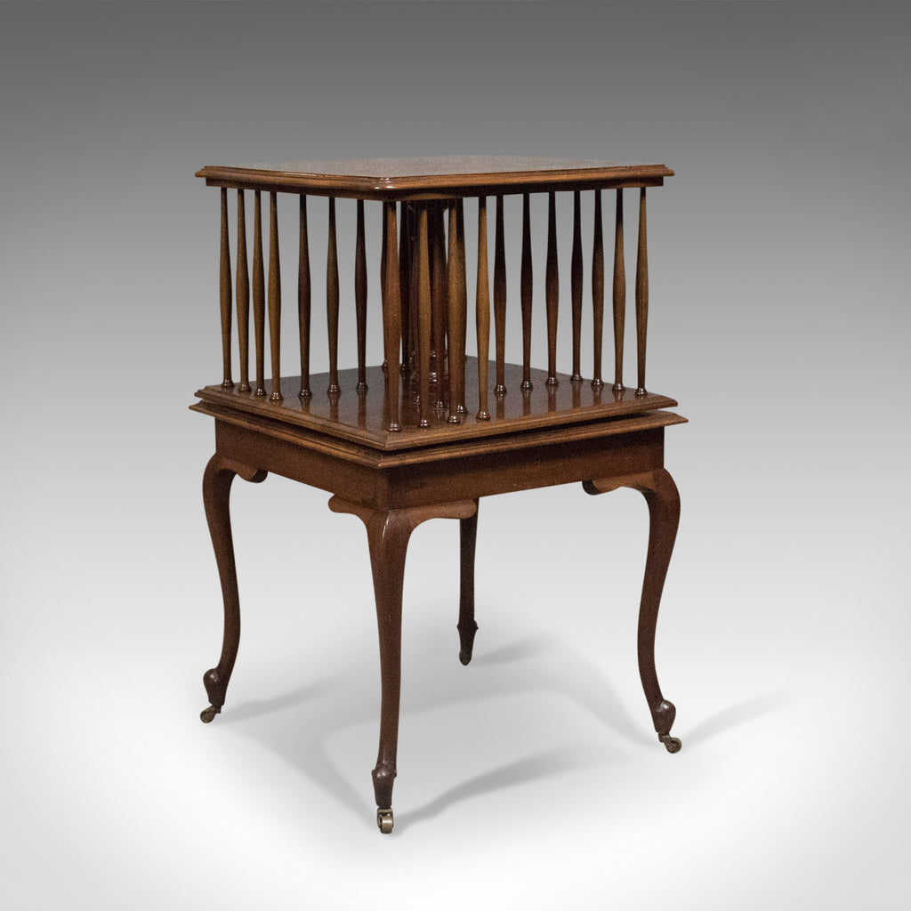 Edwardian, Regency Revival, Antique Revolving Bookcase, Mahogany, c.1910 - London Fine Antiques