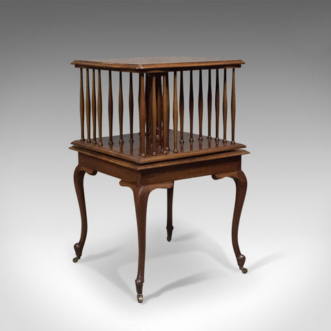 Edwardian, Regency Revival, Antique Revolving Bookcase, Mahogany, c.1910 - London Fine Antiques