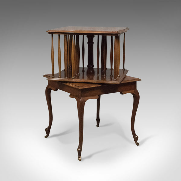 Edwardian, Regency Revival, Antique Revolving Bookcase, Mahogany, c.1910 - London Fine Antiques