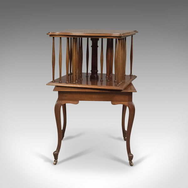 Edwardian, Regency Revival, Antique Revolving Bookcase, Mahogany, c.1910 - London Fine Antiques