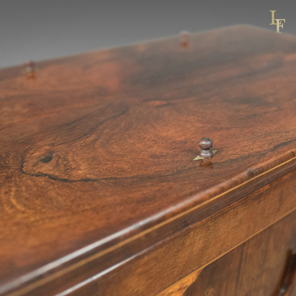 English Regency Antique Music Cabinet with Stand, Rosewood c.1820 - London Fine Antiques