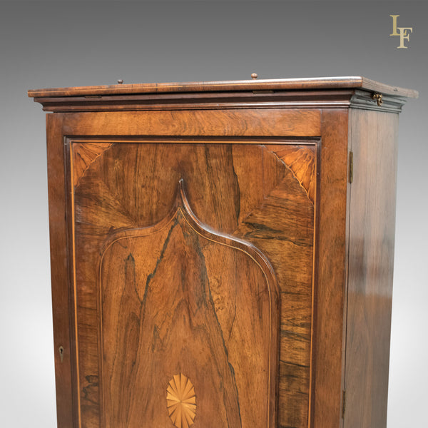 English Regency Antique Music Cabinet with Stand, Rosewood c.1820 - London Fine Antiques