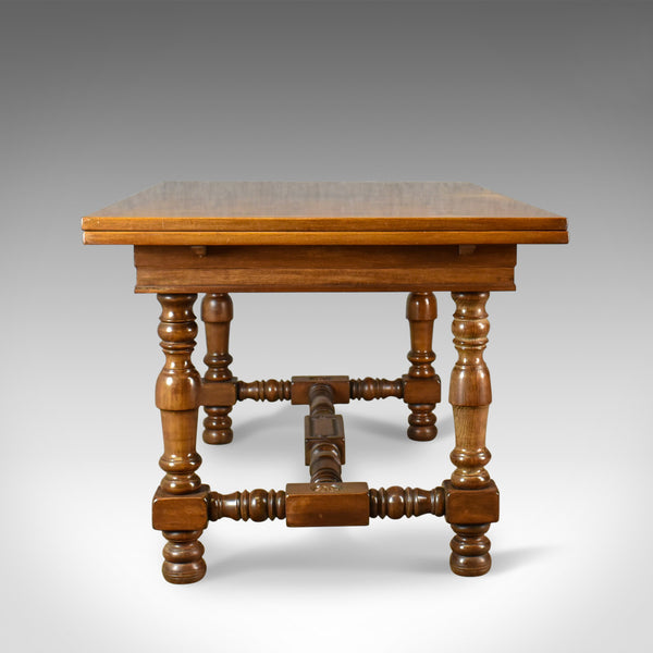 Extending Dining Table, 8 - 10 Seater, Mahogany, French Circa 1920 - London Fine Antiques