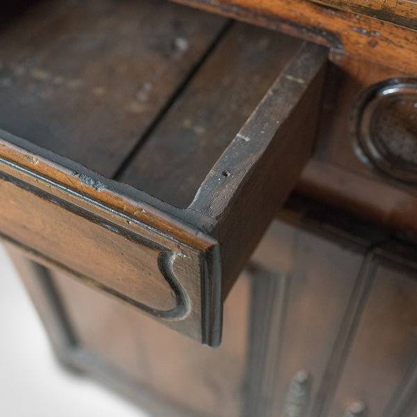 French Antique Sideboard Cabinet, 18th Century Walnut Cupboard - London Fine Antiques