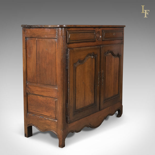 French Antique Sideboard Cabinet, 18th Century Walnut Cupboard - London Fine Antiques