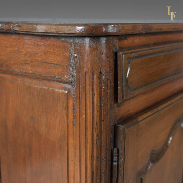 French Antique Sideboard Cabinet, 18th Century Walnut Cupboard - London Fine Antiques