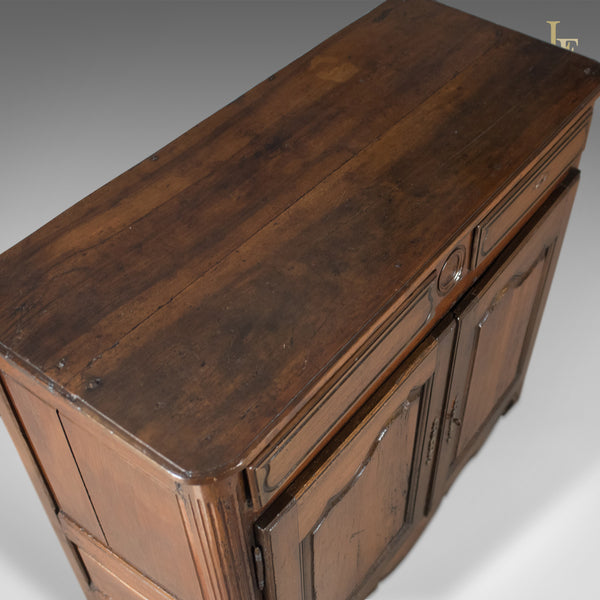French Antique Sideboard Cabinet, 18th Century Walnut Cupboard - London Fine Antiques