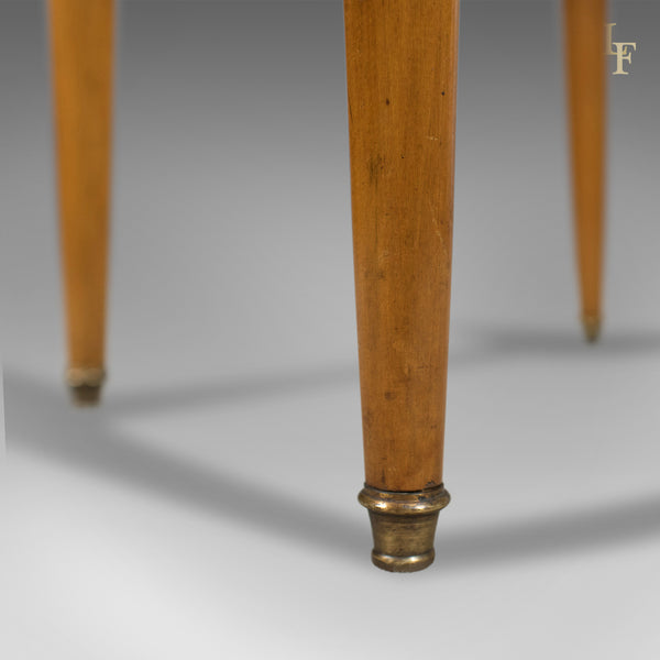 French Antique Bedside Cabinet, Marble Top Nightstand c.1890 - London Fine Antiques