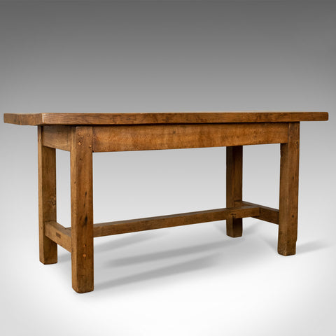 French Antique Charcuterie Table, 19th Century, Oak, Country Kitchen Circa 1890 - London Fine Antiques