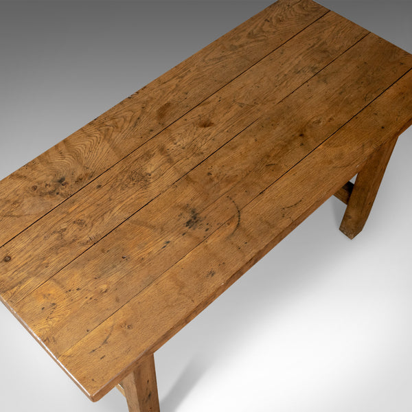 French Antique Charcuterie Table, 19th Century, Oak, Country Kitchen Circa 1890 - London Fine Antiques