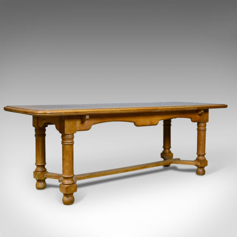 French Antique Dining Table, Oak, Seating up to Six, Early C20th, Circa 1920 - London Fine Antiques