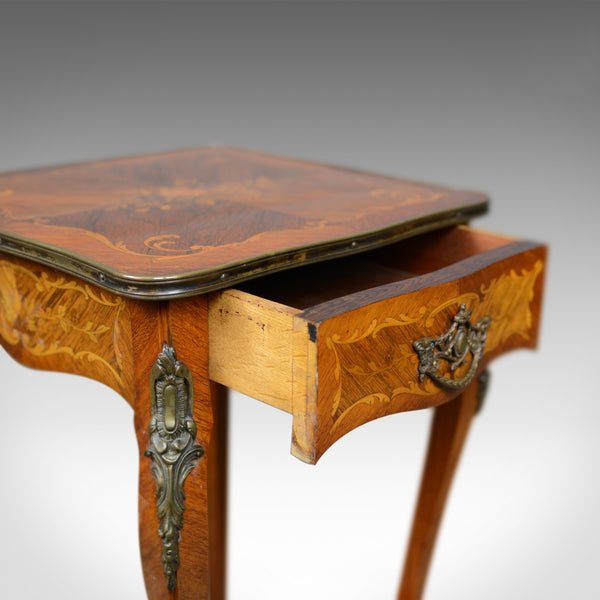 French Antique Etagere, Kingwood Side Table, Nightstand, Druce and Co, c.1870 - London Fine Antiques