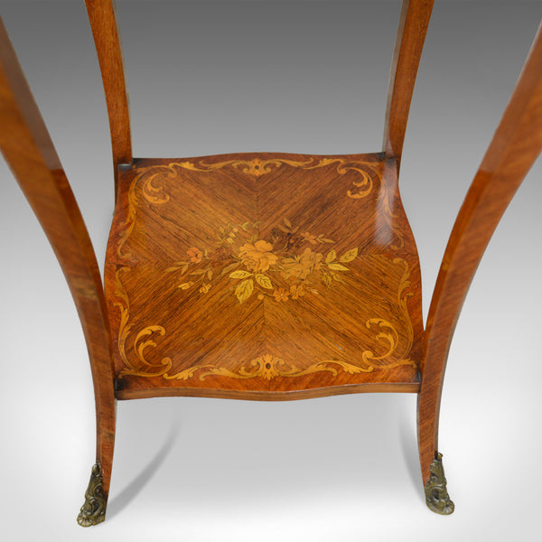 French Antique Etagere, Kingwood Side Table, Nightstand, Druce and Co, c.1870 - London Fine Antiques