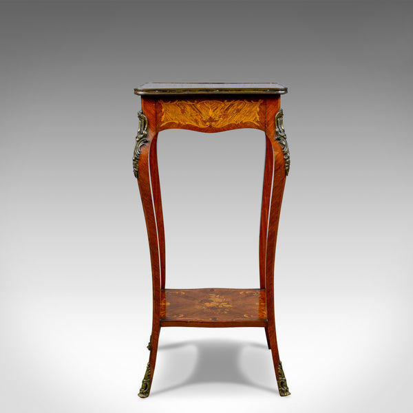 French Antique Etagere, Kingwood Side Table, Nightstand, Druce and Co, c.1870 - London Fine Antiques