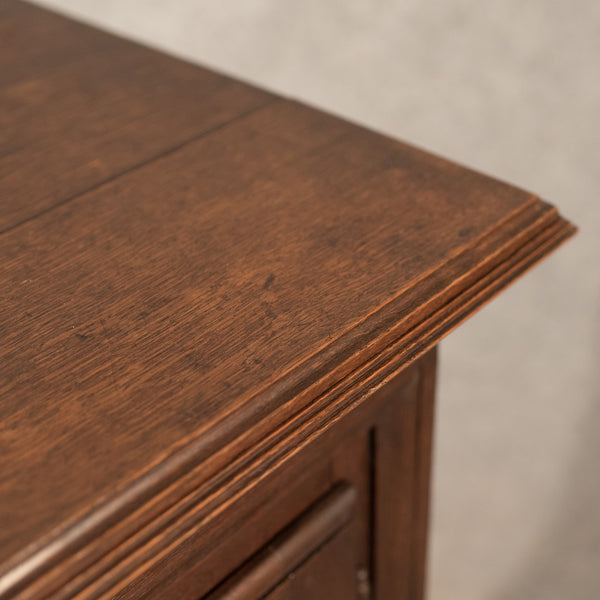 French Antique Side Cabinet, 19th Century Oak Cupboard, Circa 1900 - London Fine Antiques