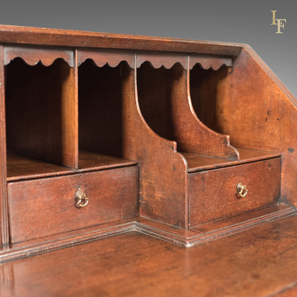 Georgian Antique Bureau, 18th Century Mahogany Desk, c.1770 - London Fine Antiques