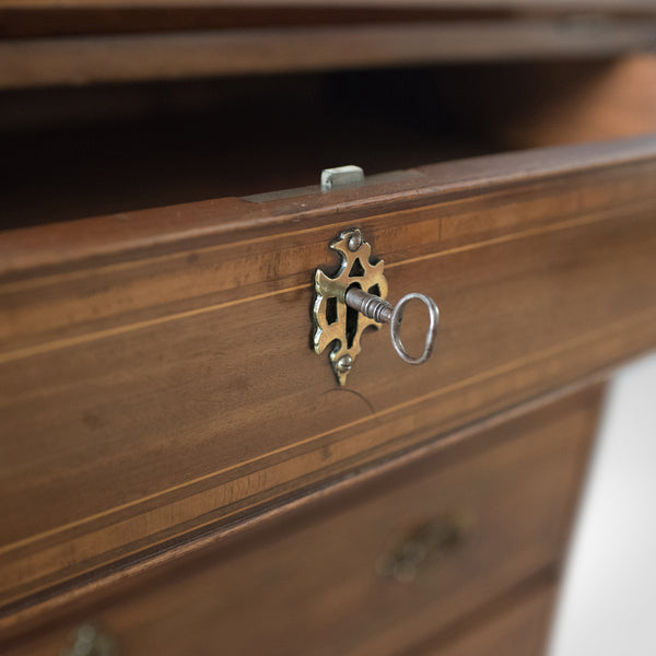 Georgian Antique Bureau, English 18th Century Mahogany Desk c.1780 - London Fine Antiques