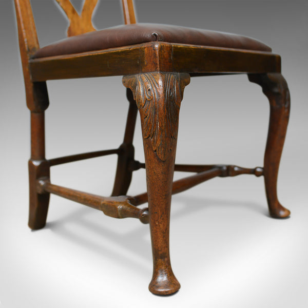 Georgian Antique Chair, English, Mahogany, Mid Eighteenth Century - London Fine Antiques