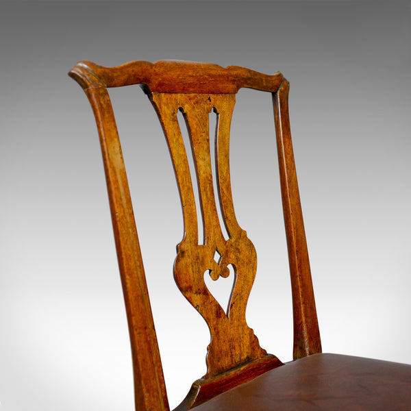 Georgian Antique Chair, English, Mahogany, Mid Eighteenth Century - London Fine Antiques