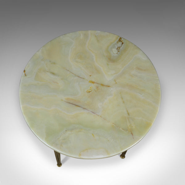 Italianate Lamp Table, Gilt Metal, Onyx, Classical Revival, Side, Late C20th - London Fine Antiques