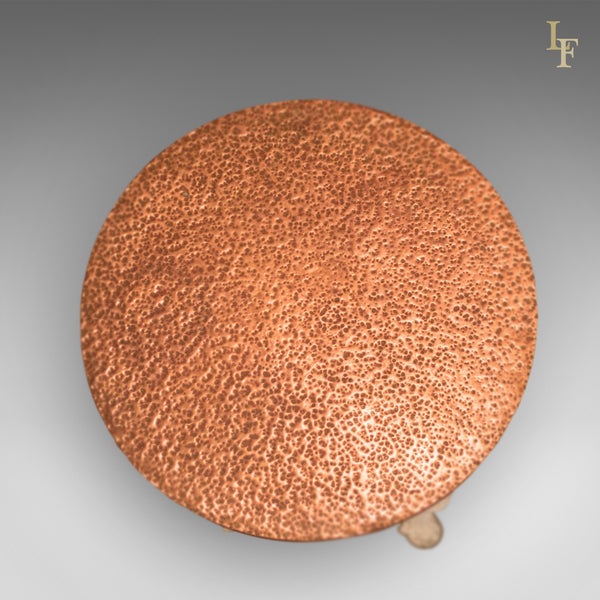 Victorian Cast Iron & Copper Tavern Garden Table - London Fine Antiques