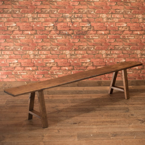 Late Victorian Country Kitchen Bench (2) - London Fine Antiques
