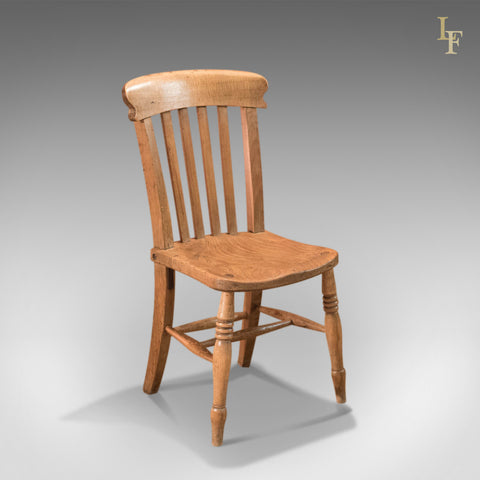 Victorian Elm Station Chair, c.1850 - London Fine Antiques