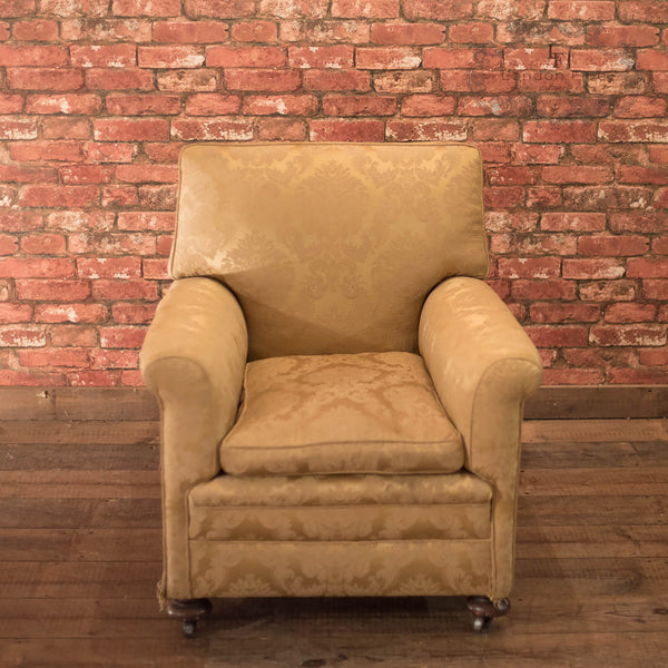 Edwardian Armchair & Footstool, c.1910 - London Fine Antiques